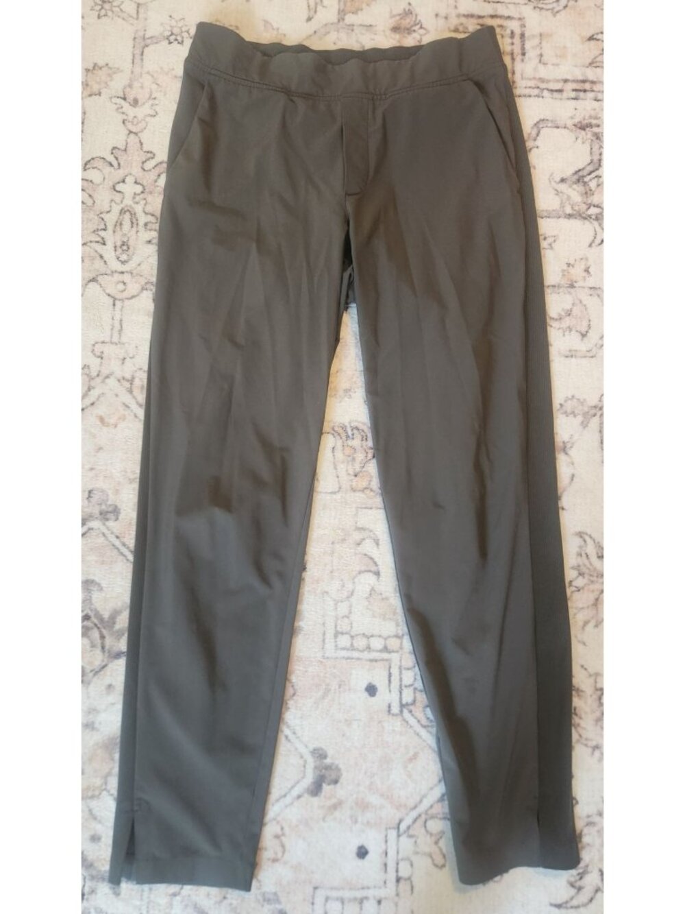Athleta Women's Sz. 6 Brooklyn Ankle Pant In Olive Green
